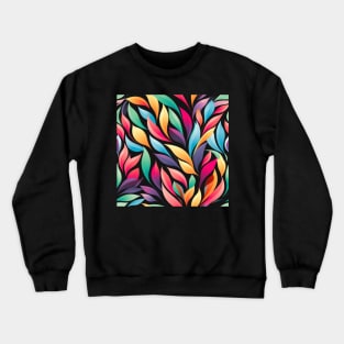 Leaf pattern Crewneck Sweatshirt